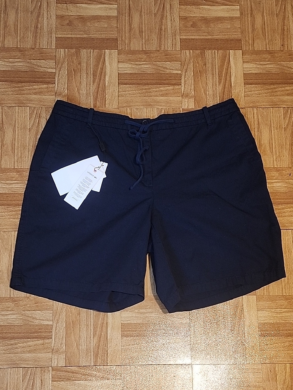 Lacoste Navy Blue Women's Athletic Shorts  Size 44